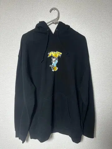 HUF 블랙 후드티 후드 부착 L 사이즈