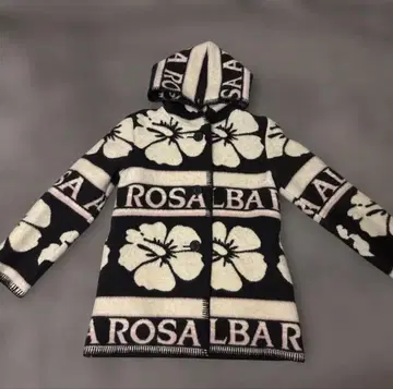 알바 로자 빅 로고 하이 담요 코트