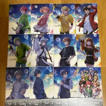 컬러풀 피치 카라피치 클리어 포스터 컴플리트 전원 집합