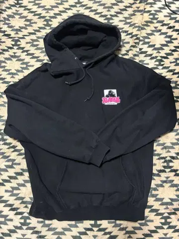 XLARGE 블랙 후드티 XL