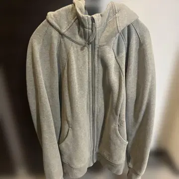 그레이 후드 부착 후드티 사이즈 14