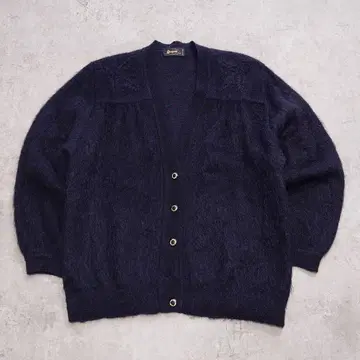 90s 00s Doyca 모헤어 가디건 블랙 스페인산 46