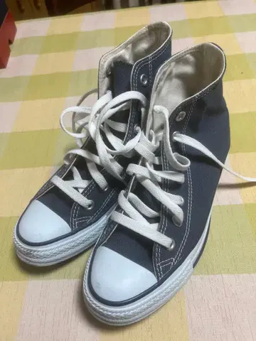 CONVERSE 네이비 하이컷 스니커즈