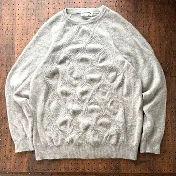 밀라 쇤 캐시미어 100% 스웨터 니트 남성용 사이즈 LL 촉감