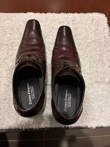 Scarpe d'argento 다크 브라운 드레스 신발