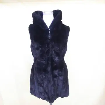 Binglianfushi 롱 기장 퍼 베스트