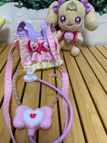 프리큐어 라떼 백 청진기 봉제 인형