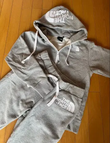 THE NORTH FACE 속기모 맨투맨 상하의 세트, 여성용