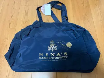 [미사용 새상품] 아오키 미사코 x 시마무라 x 니나스 보스턴 백 네이비