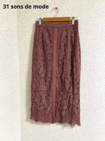 31 sons de mode 전체 레이스 스커트