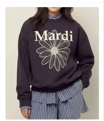 Mardi 플라워 프린트 트레이닝복