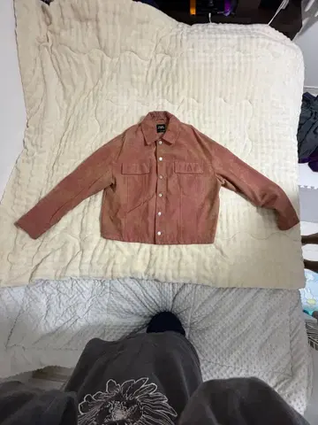 버튼 달린 셔츠 자켓