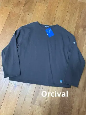 ORCIVAL 별주 속기모 코튼 로드 크루넥 셔츠 바스크 셔츠