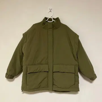 LuckRack 다운 자켓 M 사이즈 카키 여성용