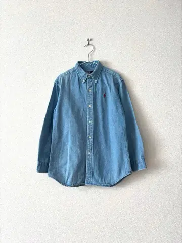 랄프 로렌 데님 셔츠 라이트 인디고