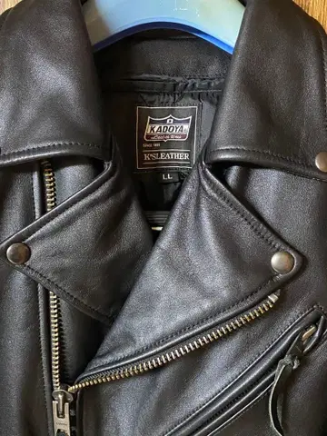 KADOYA 더블 라이더 자켓 LL 블랙 FPW-2 SFT