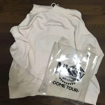 Nissy 4th LIVE 프리미엄 클리어 백 후드티