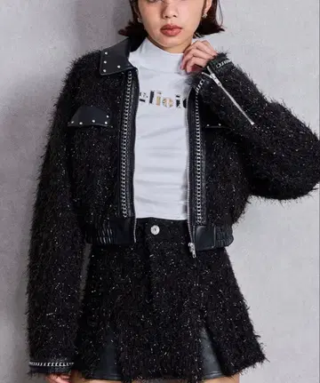 GYDA 제이다 라메 트위드 셋업