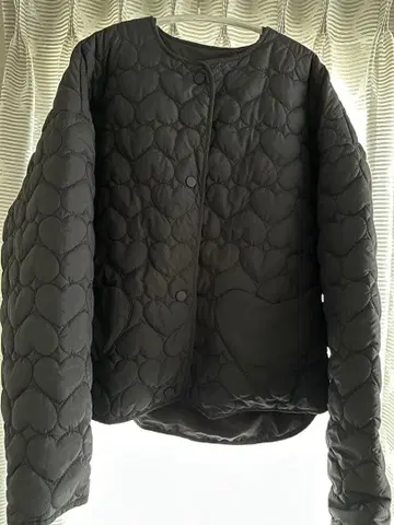 zara 하트 퀼팅 자켓