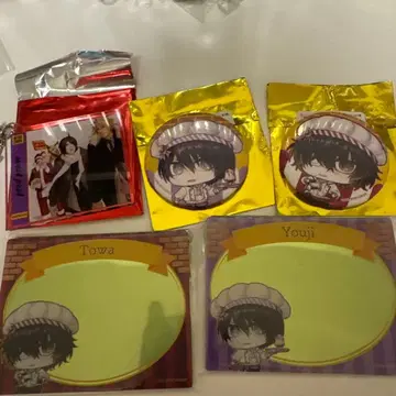 토와 & 요우지 캔뱃지 나이트로키랄 블라인드 아크릴 키링 카드