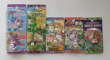 헬로키티 고토치 홋카이도 한정 족두리 참 5종 세트 스트랩