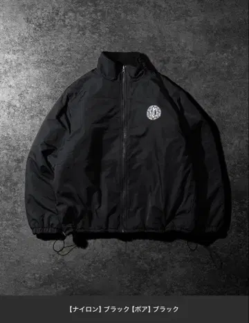 2way 리버서블 나일론 보아 블루종