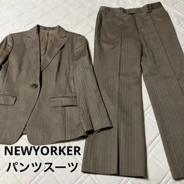 뉴요커 팬츠 수트 11호 브라운 계열