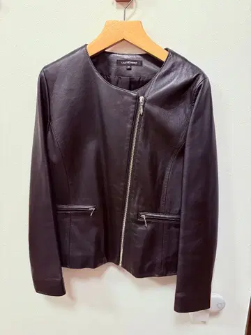 로트레아몽 가죽 자켓 블랙