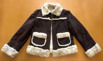 [ 새상품급 ] 시모네타 무스탕풍 브라운 자켓 이탈리아제 아우터