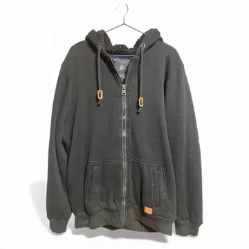 90s 풀 집업 후드티, 덕 자켓