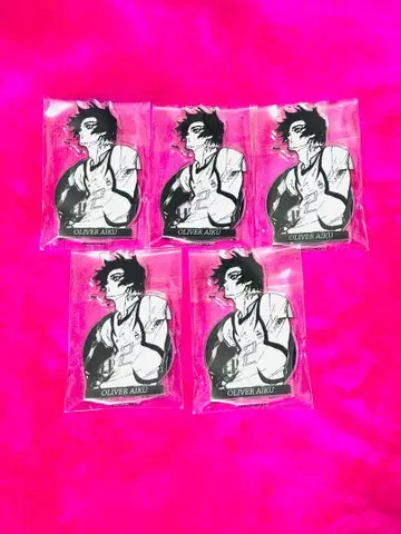 블루 록 프린세스 카페 아크릴 스탠드 오리바 아이쿠 5점