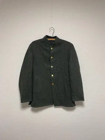 60s USA제 티롤리안 골드 버튼 밴드 카라 울 자켓 유니온