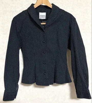 블라우스 노마카말리 NormaKamali 블랙 블랙 올 패턴 겨울 페플럼