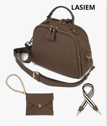 LASIEM 숄더백 천연 가죽