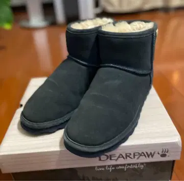 미사용 새상품 BEARPAW 어그 부츠 블랙