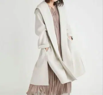 FRAY I.D 후드 리버 코트 아이보리