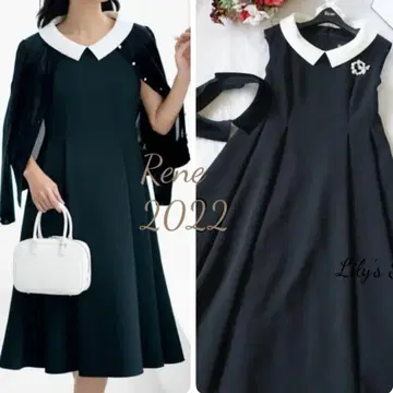 컨디션 최상 르네 교체 카라 원피스