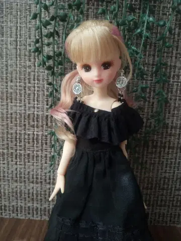 커스텀 리카짱 핑크 메쉬 27cm 인형