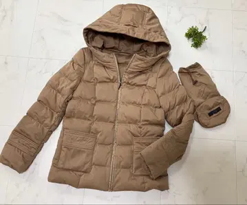 새상품급 M 프리미엄 스트레치 라이트 다운 코트 루일 에 부티크 카멜