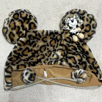 디즈니 팬캡 레오파드 무늬