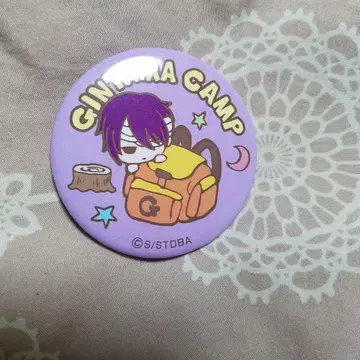 타카스기 신스케 캔뱃지 캠핑 은혼 CAMP