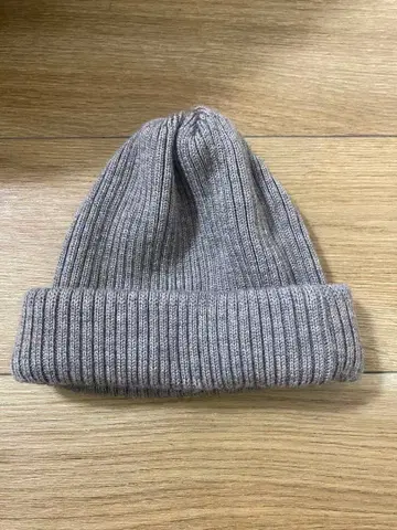 로토토 울 니트 모자 그레이