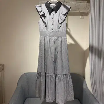 REDYAZEL 슬리브리스 셔츠 원피스