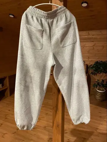 UNIQLO C 유니클로 그레이 M 사이즈 맨투맨 와이드 팬츠