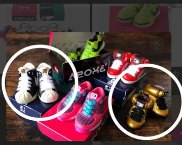 스플래툰 신발 키링 컬렉션 2개