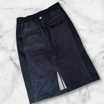 REGINA ROMANTICO 데님 타이트 스커트