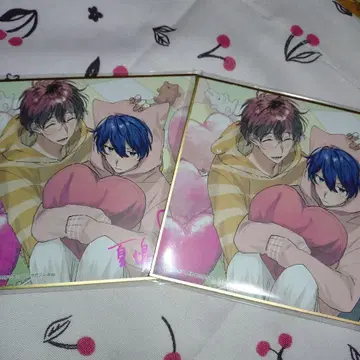 drap 25주년 기념전 나츠시마 미키 선생님 사인 미니 색지