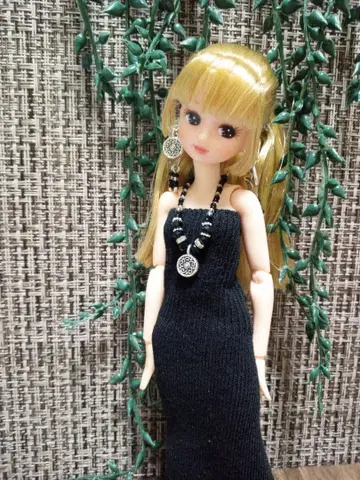 리카짱 본체 골드 포니테일 리카짱 인형