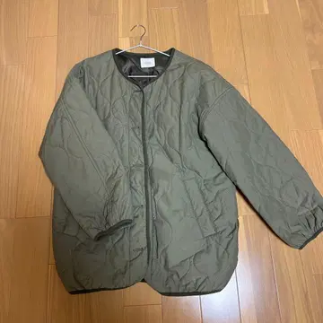 퀼팅 자켓 카키 LOWRYSFARM