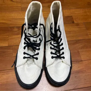 Vans 화이트 하이컷 스니커즈